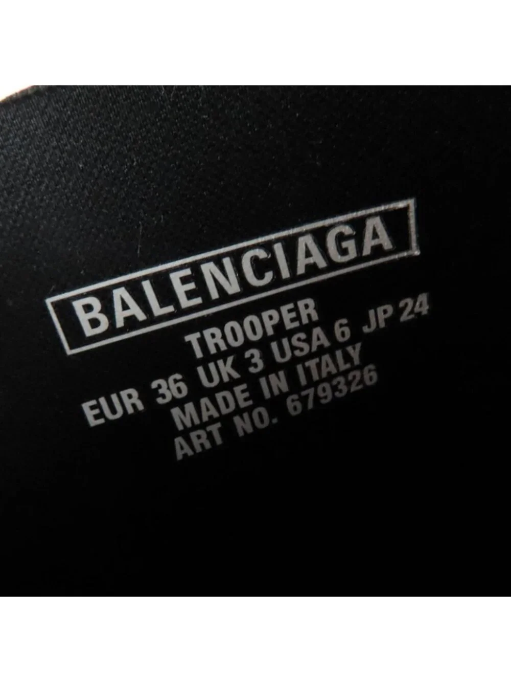 Balenciaga Trooper Short Boots Black - Picture 9 of 12